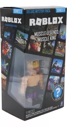 Roblox Deluxe Mystery Pack Series 3 Muscle Legends Muscle King With Code  NIB