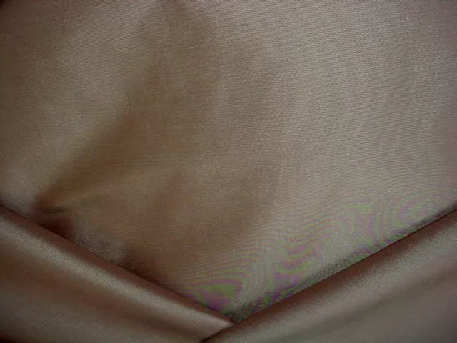 18-1/8Y Kravet Lee Jofa Mohave Brown Iridescent Silk Drapery Upholstery Fabric