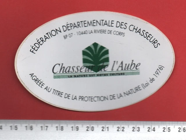 Federation Chasse Aube -  Autocollant *038*