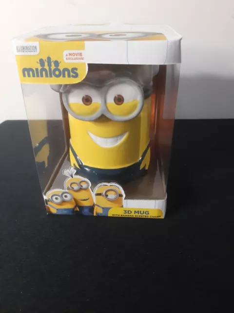 Minions Despicable Me Kevin 3D Mug with Banana Charm with giftbox