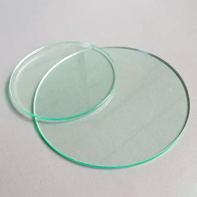 Cut To Size Discs (Glass Effect) Circles 3mm Laser Cut Cast Acrylic UK Supplier