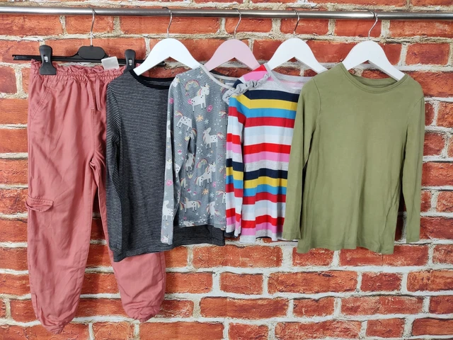 Girls Bundle Age 5-6 Years Next H&M Cargo Bottoms Long Sleeve Top T-Shirt 116Cm