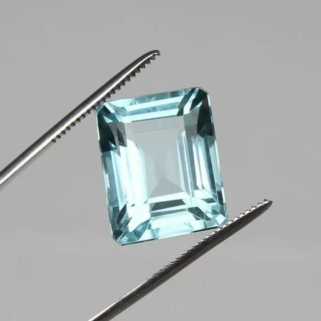 EPIC GEMS- Genuine Natural Sky Blue Topaz Gemstone- AAA Emerald Cut- 6x4mm