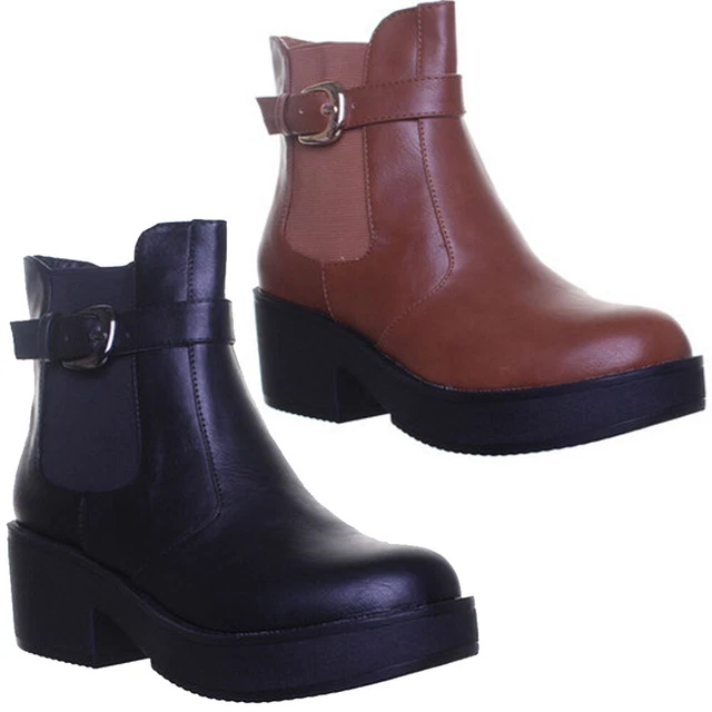 Bottines Femme Simili Cuir Daim Noir Talon 8,5 Cm Taille 37 - Occasion, Style Rétro