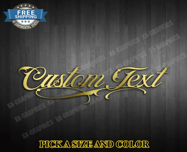 Custom TATTOO Windshield Decal Car Truck SUV Window Sticker Banner JDM Muscle #E