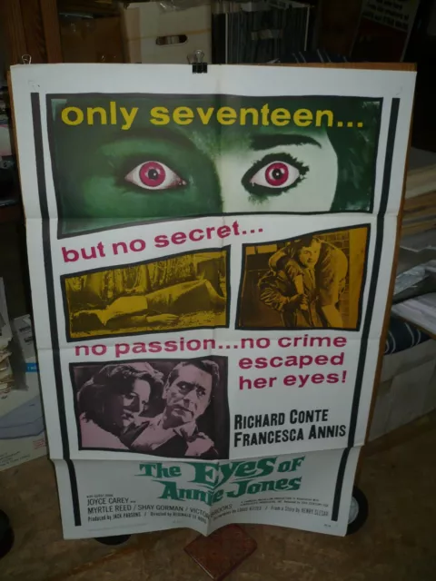 THE EYES OF ANNIE JONES , orig 1-sht / movie poster (Richard Conte) - 1964