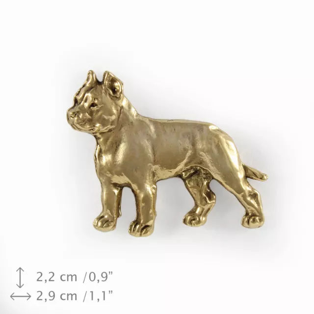 Cane Corso (body), gold covered pin, high quality Art Dog USA