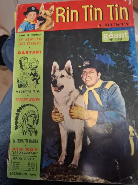 bande dessinée RINTINTIN N°118 De 1969