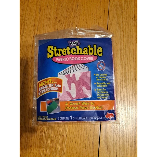 Pink camo crazy covers stretchable fabric book cover 2001 new