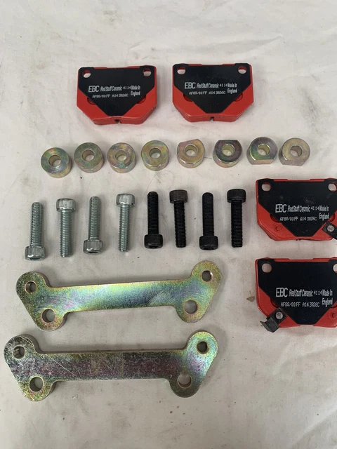 thumbnail image 2 of Compbrake 2-Pot Rear Brake Caliper Conversion Brackets - Subaru Impreza Classic 1993-2000 2 of 6