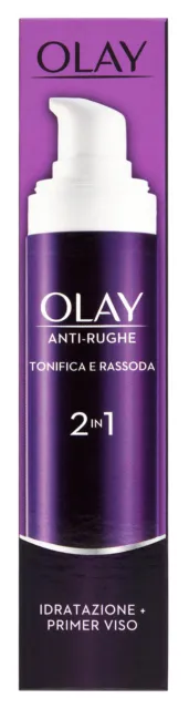 Olay Visage Tonifie & Raffermit 50 Ml. Crème + Sérum Fabriqué en Italie