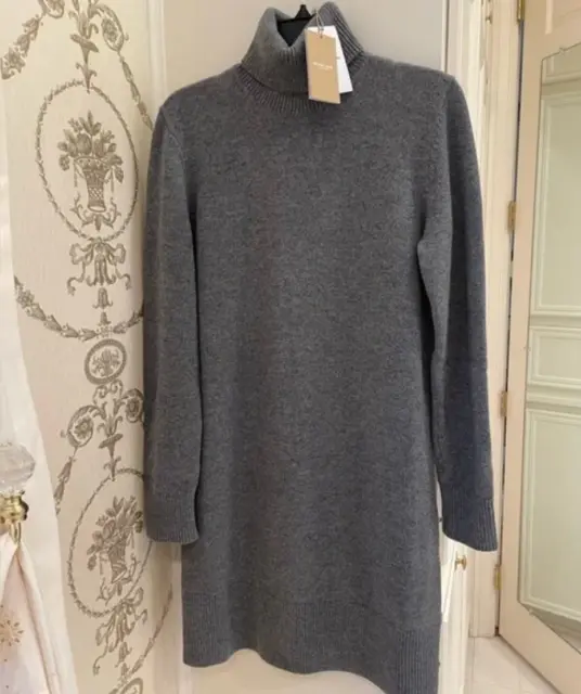 Michael Kors Collection Kaia Cashmere Turtleneck Dress M