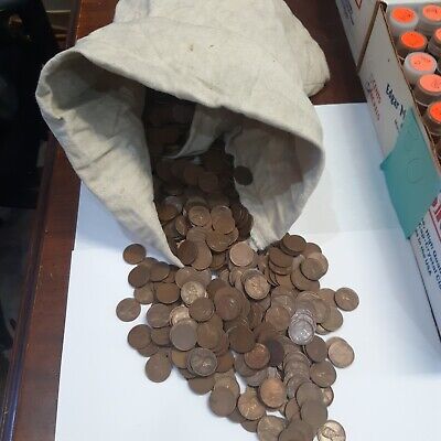 Lincoln Wheat Cent ~ 1/2 Bag ~ 2500 Coins ~ Circ
