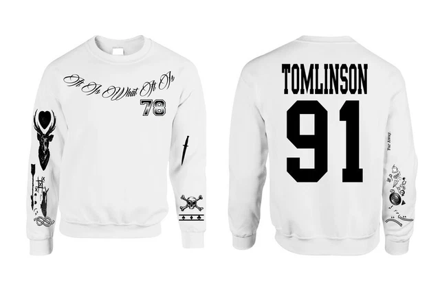ONE DIRECTION SHIRT LOUIS TOMLINSON 91 Styles Tattoo Sweatshirt One Direction 1D EUR 23,58 - PicClick FR ONE DIRECTION SHIRT LOUIS TOMLINSON 91 Styles Tattoo Sweatshirt One Direction 1D EUR 23,58 - PicClick FR