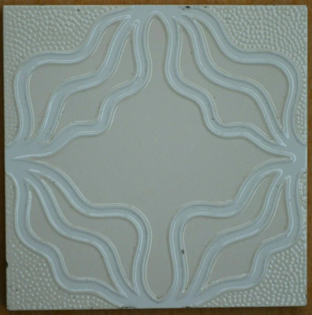 Germany - Antique Art Nouveau Majolica Tile C1900