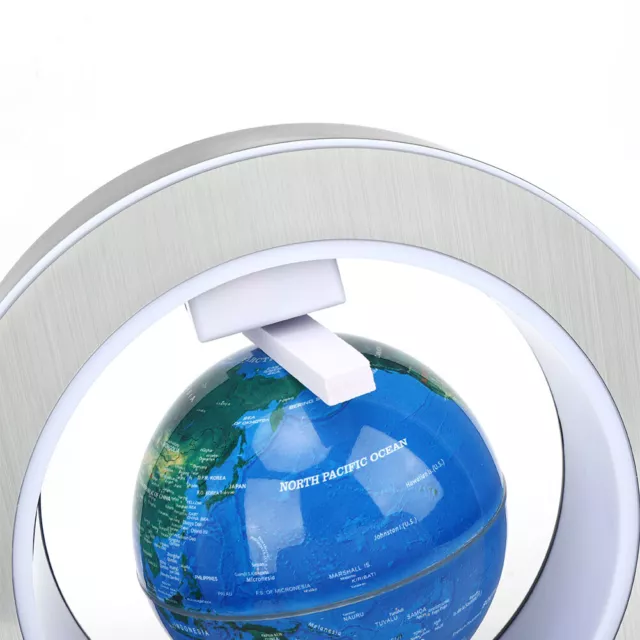 Levitating Globe With LED Lights Magnetic Field Levitation World Map Globe BT5