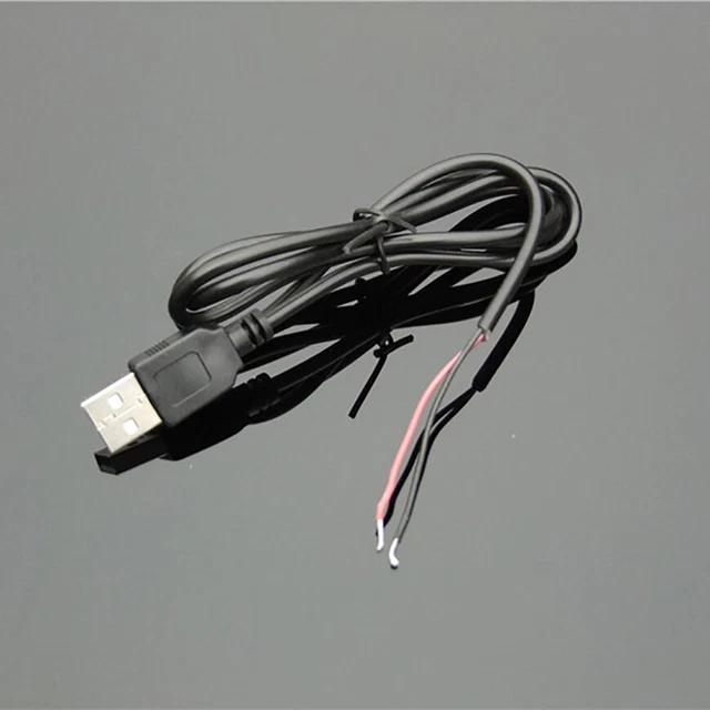 thumbnail image 2 of USB-A To 2.5mm / 0.7mm Barrel Jack DC 5V Power Charger Adapter Cable 2 of 5