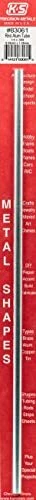 K&S 83061 Round Aluminum Tube, 1/4" OD x 0.049" Wall x 12" Long