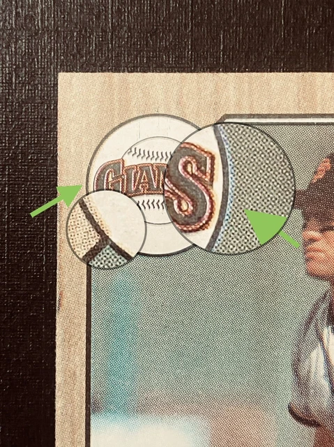 1987 Topps Will Clark #420 “blue splat” Error Baseball Card *RARE*1 Of 1* Mint 3