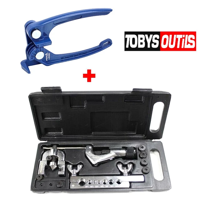 COFFRET OUTILS COLLET battu + cintreuse tuyauterie frein réfrigération