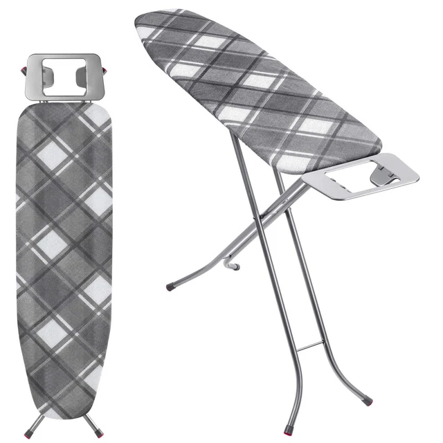 KADAX Table à Repasser Pliable 100.5 X 30 Cm Papillons – Hauteur Réglable, Support Fer, Antidérapante