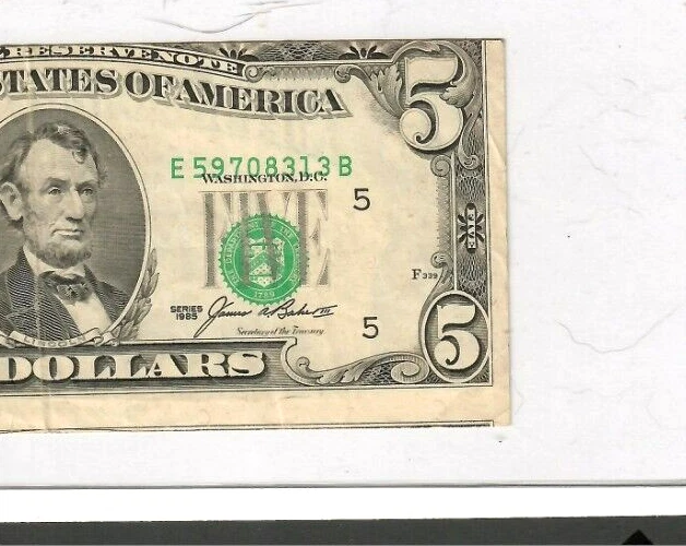 $5 (2Nd Note Shows) "Downshift Error"! "2Nd Note Shows" (Downshift Error) Rare!