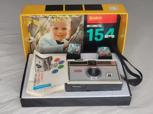 Cámara vintage Kodak Instamatic X-15 cámara a color en caja original