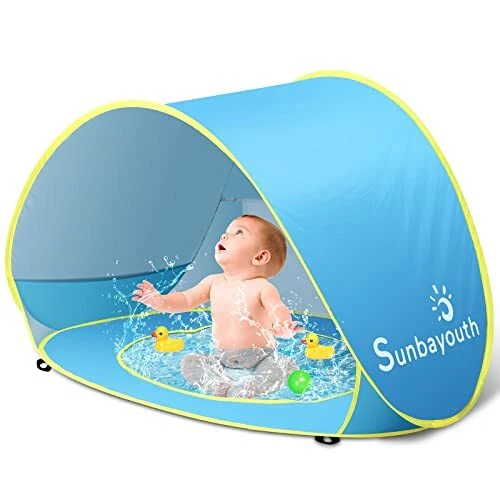 Baby Beach Tent, Baby Pool Tent, UV Protection Infant Sun Shelters Beach