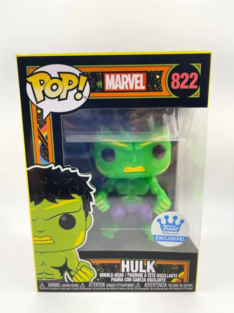 Marvel Hulk #882 Funko Black Light Funko Shop Exclusive Mint Authentic