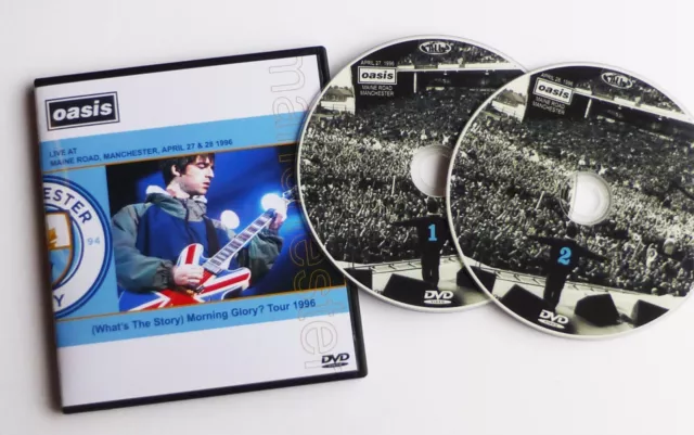 OASIS : at Maine Road April 27 & 28 : 1996 live 2 x DVD