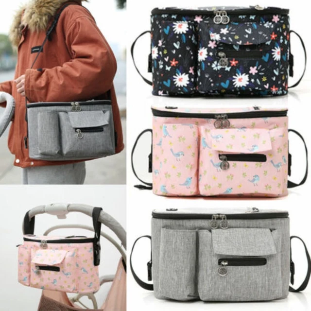 Accesorios Bolso de almacenamiento para bebé Bolso para mamá Cochecito Colgante Portavasos para mamá