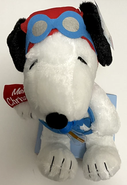 Peanuts Merry Christmas SINGING ANIMATED SNOOPY Light-Up Spinning LED Propeller