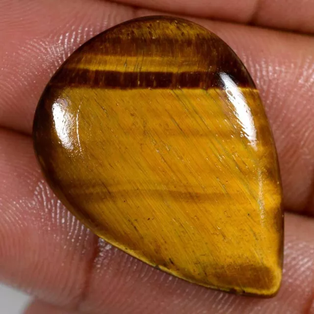 32.50 Cts 100% Natural Super Fine Tiger Eye Cabochon 24 x 33 mm Gemstone XO35