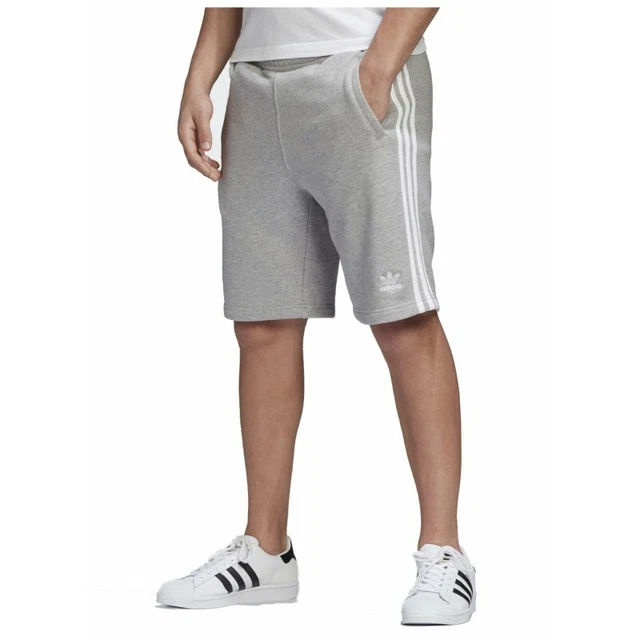 PANTALONCINI ADIDAS ORIGINALS dh5803 3-STRIPES BERMUDA SHORT GRIGIO SPORTIVI