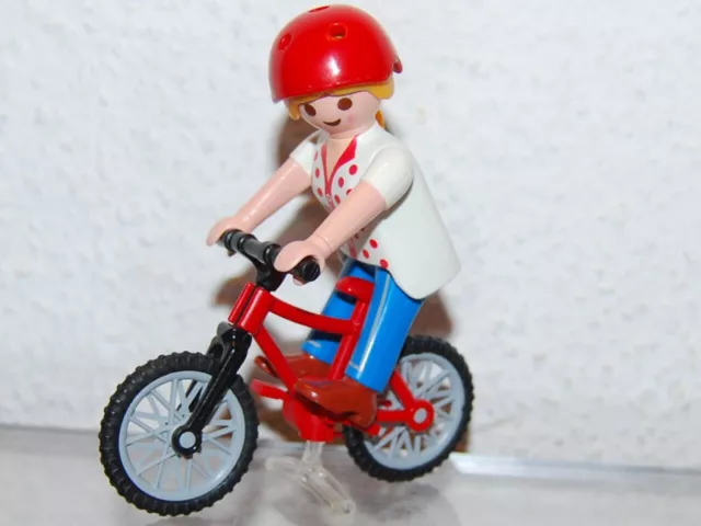 Playmobil Frau Mountainbike