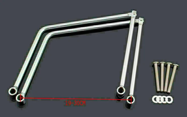 Saddle bag Support 19-30cm Fit For Metric Cruiser Road King Touring Dyna FLHTC