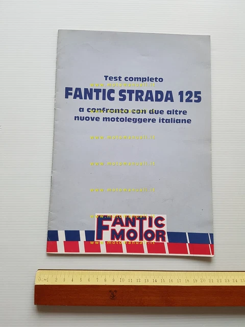 FANTIC MOTOR STRADA 125 1982 ristampa prova comparativa rivista