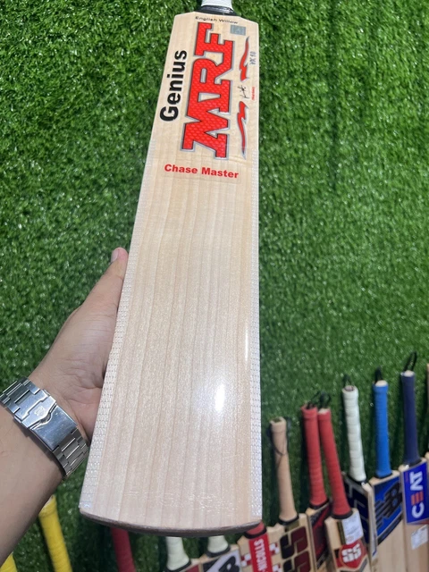 MRF CHASE MASTER Grade 1 English Willow Cricket Bat Narrow Grains 2lb 