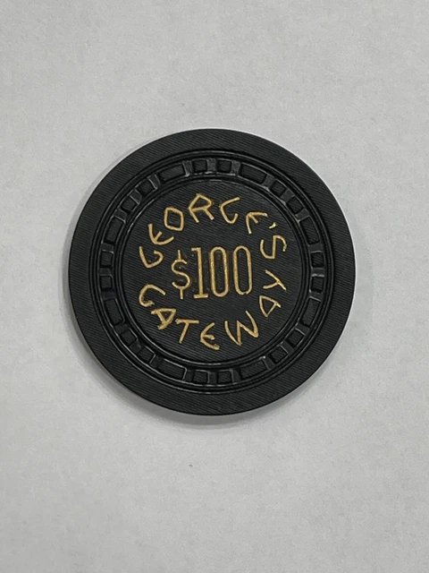 $100 George's Gateway Casino S. Lake Tahoe Nevada Casino Chip