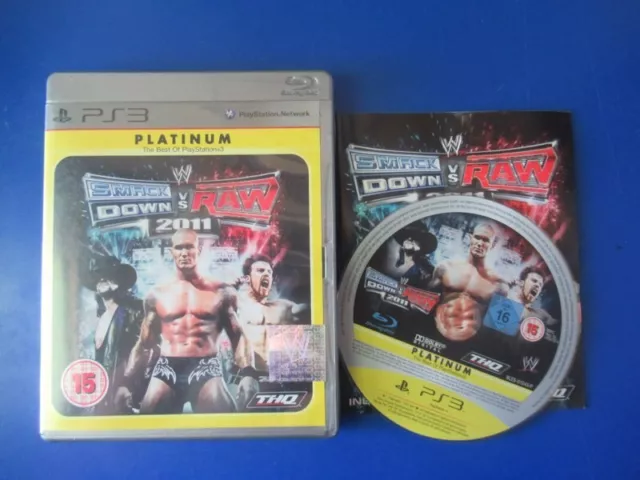 WWE SMACKDOWN VS Raw 2011 Sony PlayStation 3 PS3 Games PAL AUS
