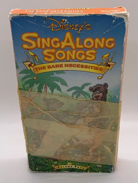 DISNEYS SING ALONG Songs - The Jungle Book: The Bare Necessities (VHS
