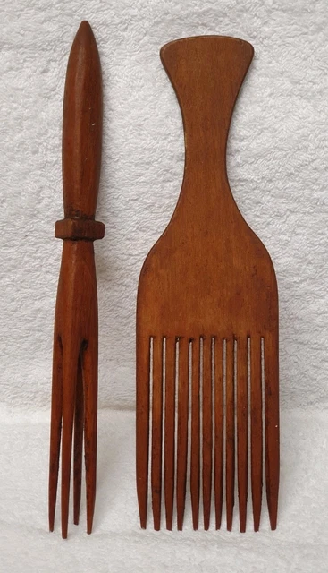 ?️VINTAGE SOLOMON ISLANDS Hair Comb Oceanic Tribal Art Png  display picture 1