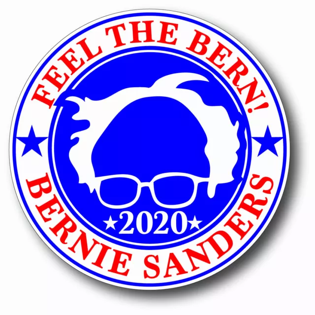 Feel The Bern Bernie Sanders For President 2020 Campaign Sticker Democrat