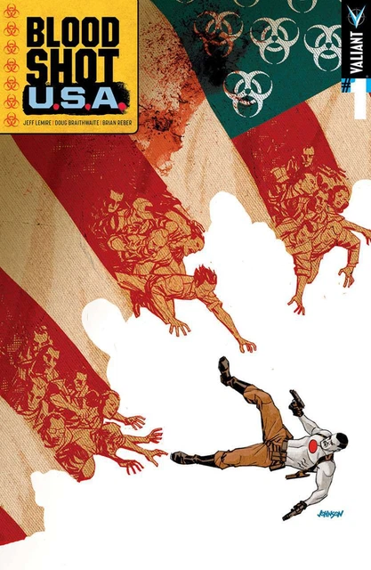 Bloodshot U.S.A. #1C VF/NM; Valiant | Jeff Lemire USA - we combine shipping
