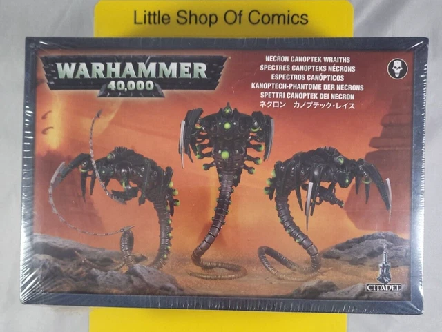 Warhammer 40k - 3 Spectres Canoptek Wraiths - Nécrons - Très Bon état
