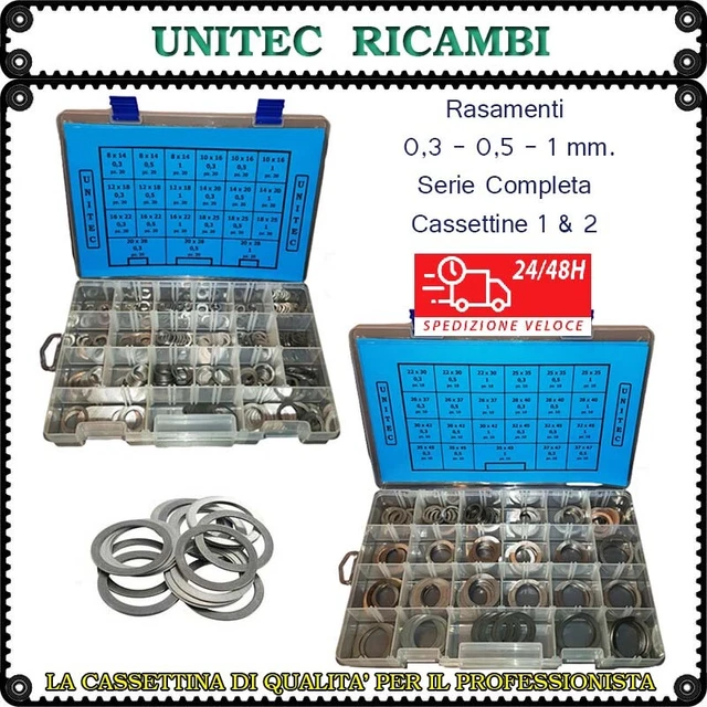 Rondella Alluminio Scatola In Pollici E Metriche Cassetta - Foto 7