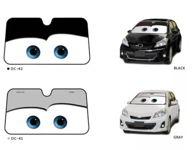 DISNEY PIXAR CARS Lightning Sun Shade McQueen Front Car Windshield