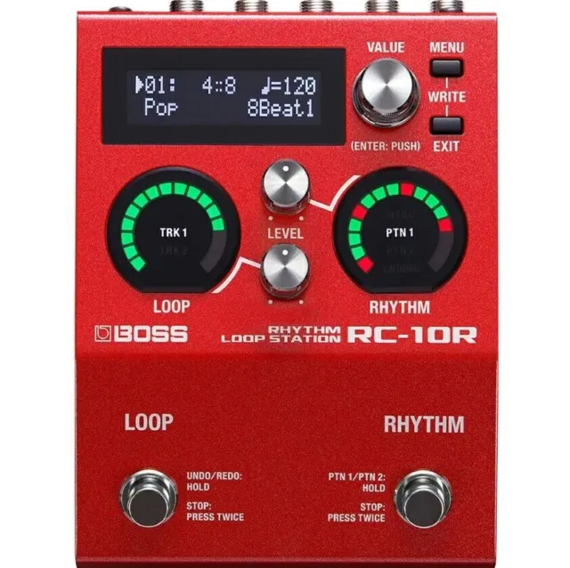 BOSS RC-10R Rhythm Loop Station Pedal Audio Led Equipment Guitar Effector "New"