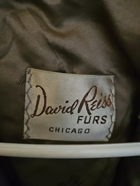 Vintage Top Quality Brown Mink Fur Jacket Designed By David Reiss 3