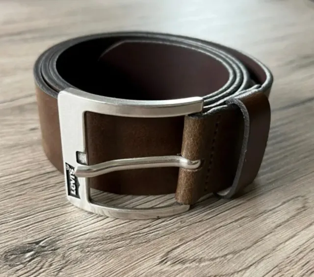 Levis Brown Leather Belt 34